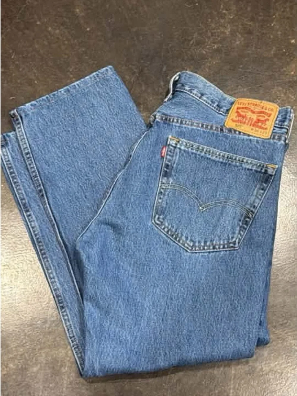 Levi's Men's Straight Leg Jeans in Medium Blue 36x29